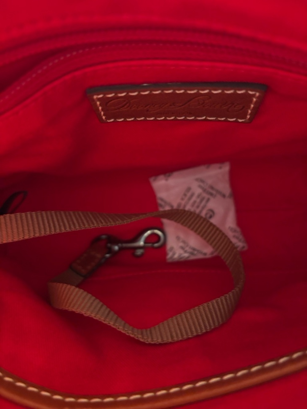 Dooney &Bourke Pebble Grain Rosie crossbody bag comes with Dusty & Registration - Picture 2 of 3